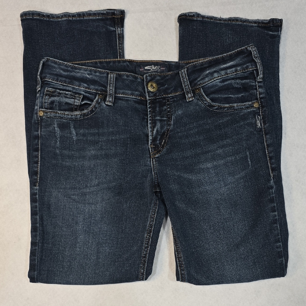 Silver Jeans Co Suki Slim Bootcut Dark Wash Denim Jeans W32 L31 L93616SSG464
